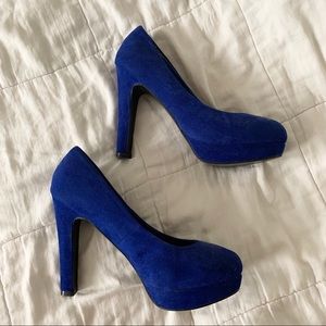 Royal Blue Heels